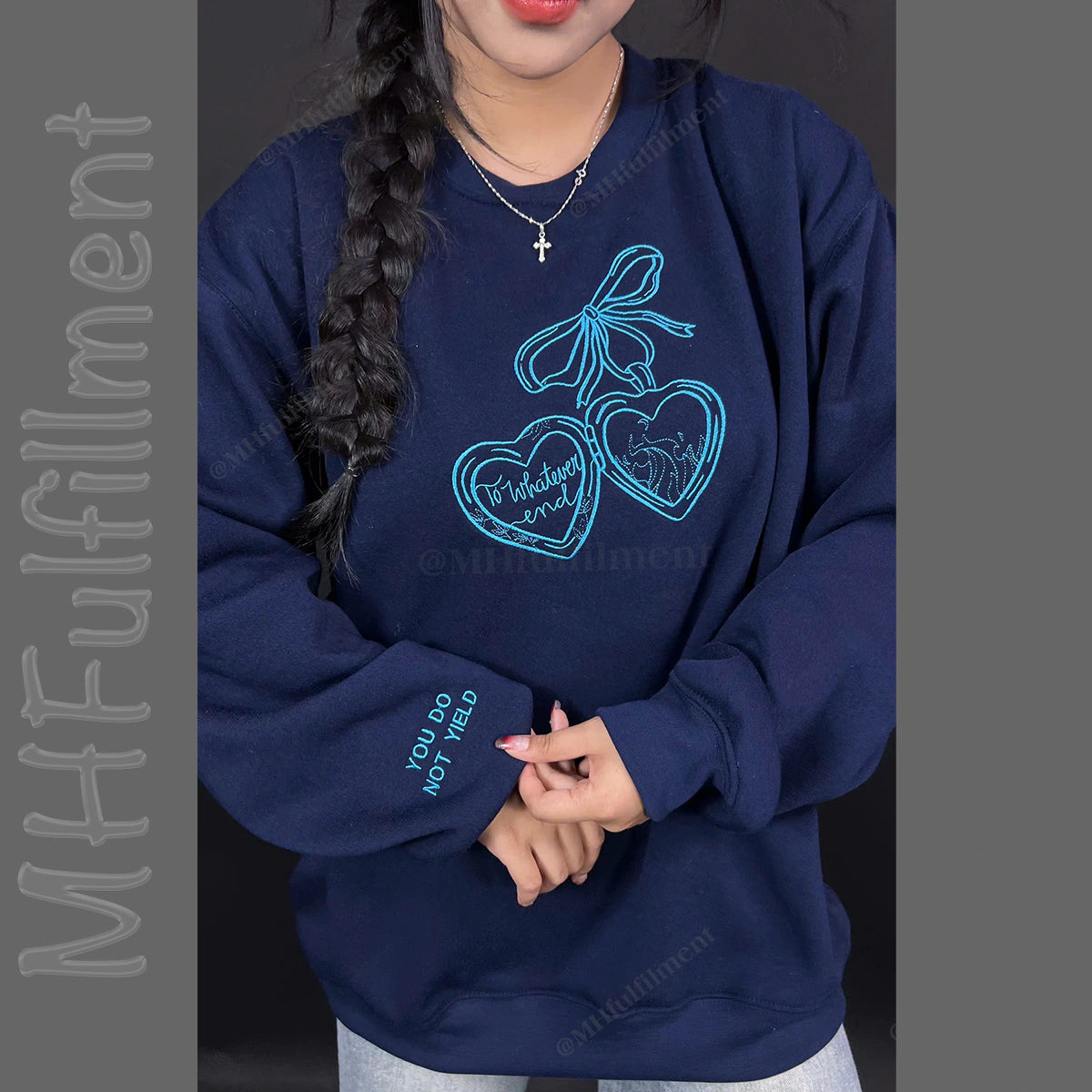 SJM fantasy book merch crewneck
