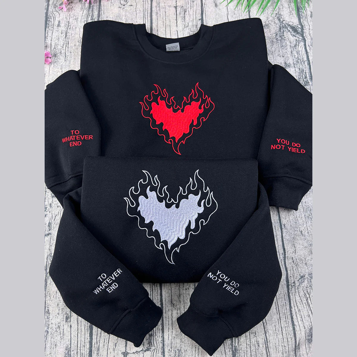 Throne of Glass hoodie featuring Fireheart Lemon embroidery, cozy Aelin shirt and bookish sweater for fans.
