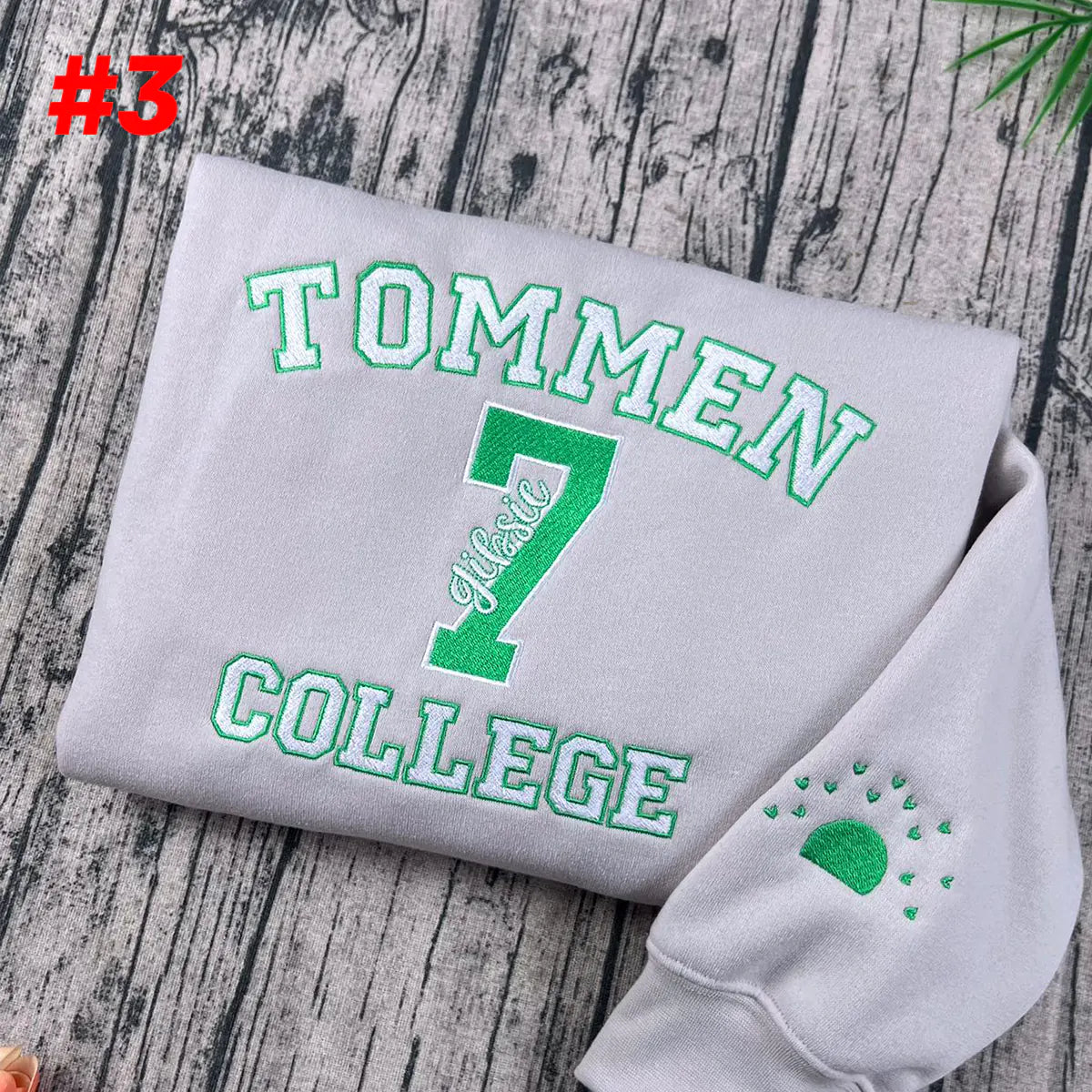 Tommen College crewneck sweatshirt for bookworms and book club fans