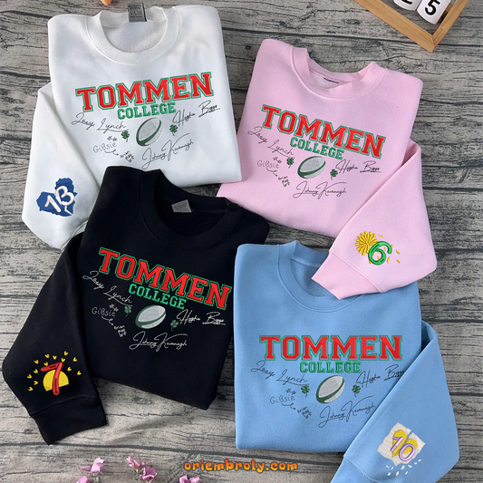 Boys of Tommen College embroidered sweatshirt