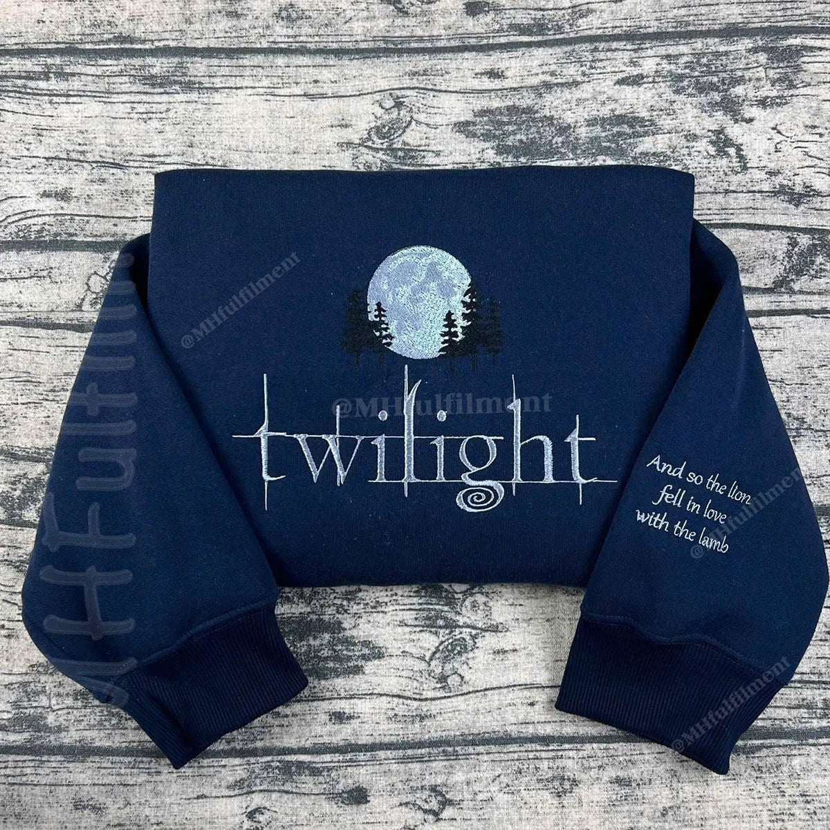 Breaking Dawn Twilight sweatshirt with Edward Cullen logo