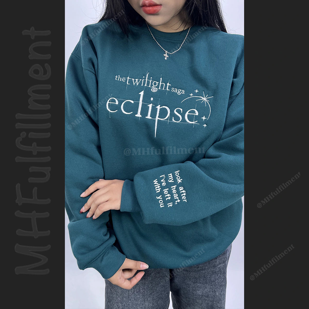 Twilight Eclipse sweatshirt with iconic embroidery