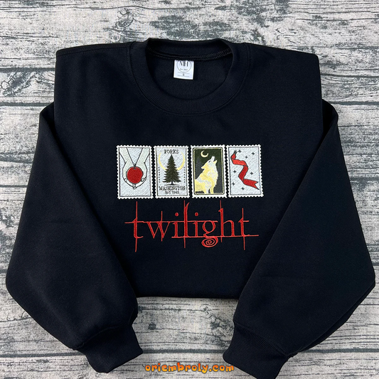 The Twilight Saga embroidered sweatshirt unisex cozy fit