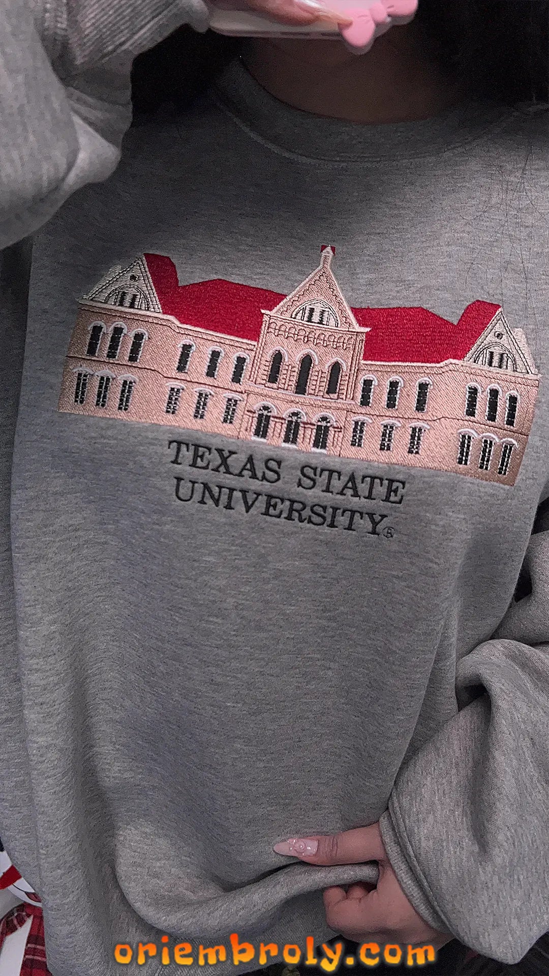 Classic Texas State college crewneck