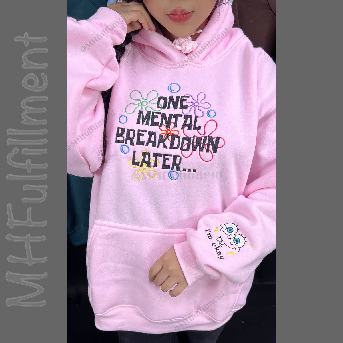Cozy anxiety awareness crewneck sweatshirt