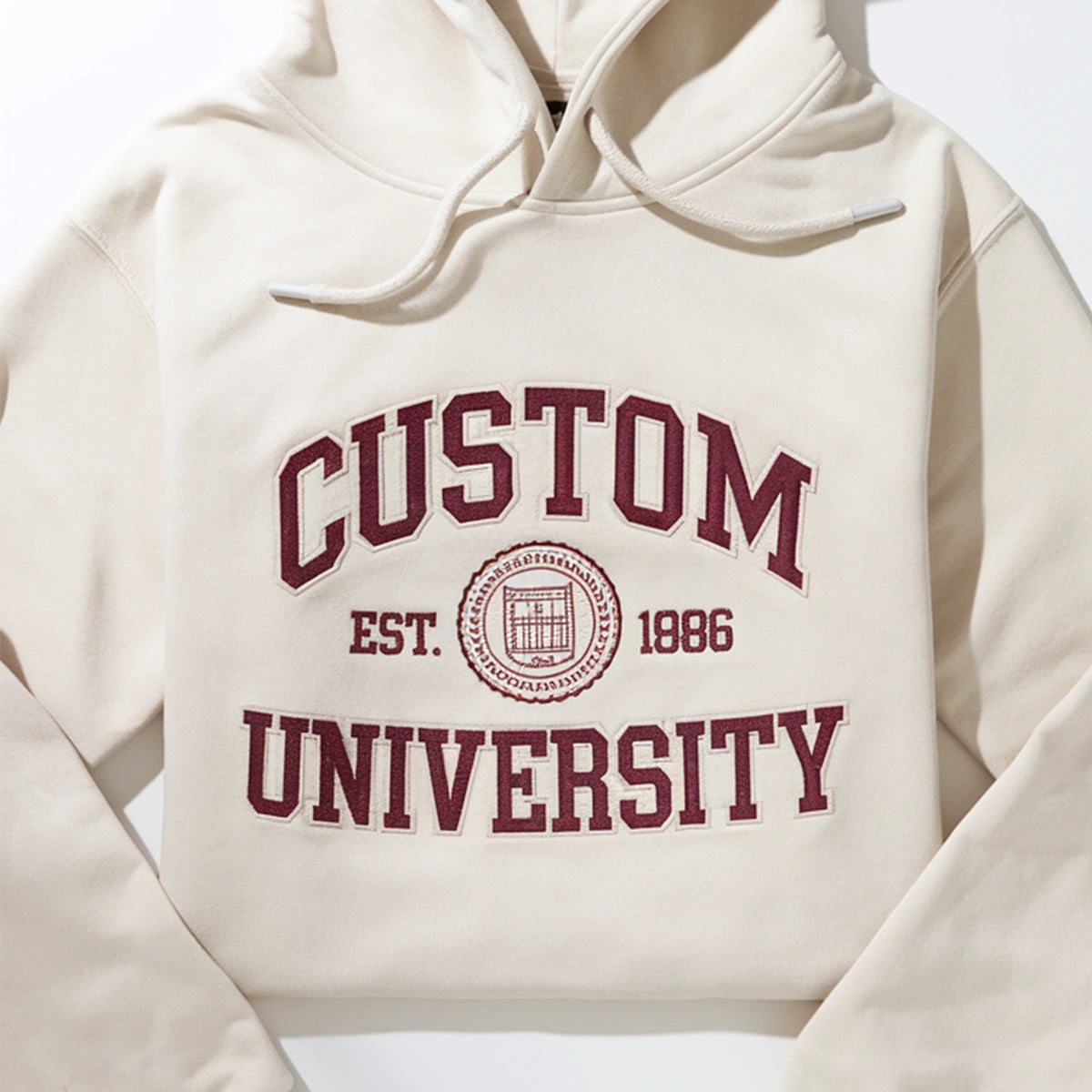 Senior college hoodie with custom embroidery - ORI034