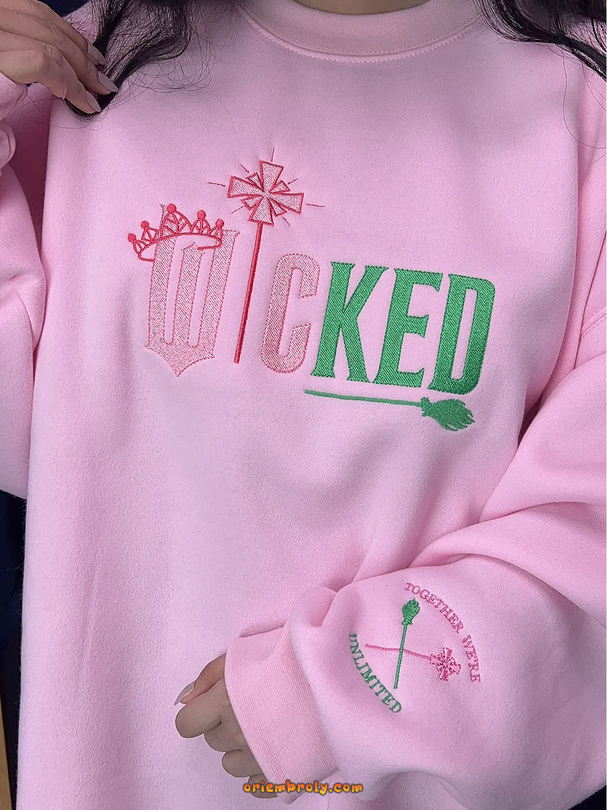 Defying Gravity embroidered sweatshirt fan gift