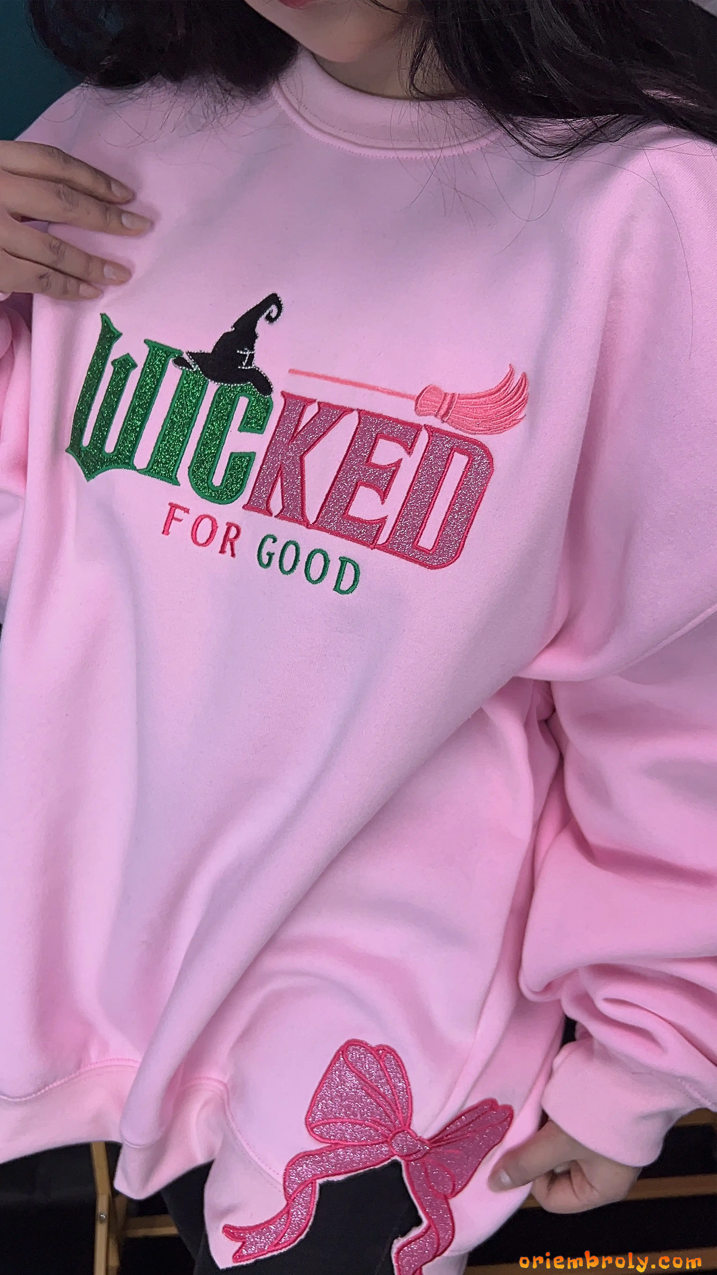 Cozy Wicked sweatshirt for movie and theater lovers