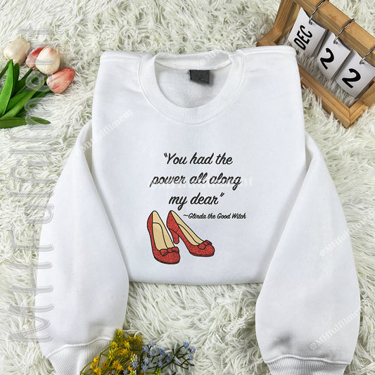 Unique Wicked embroidered sweatshirt Broadway gift idea
