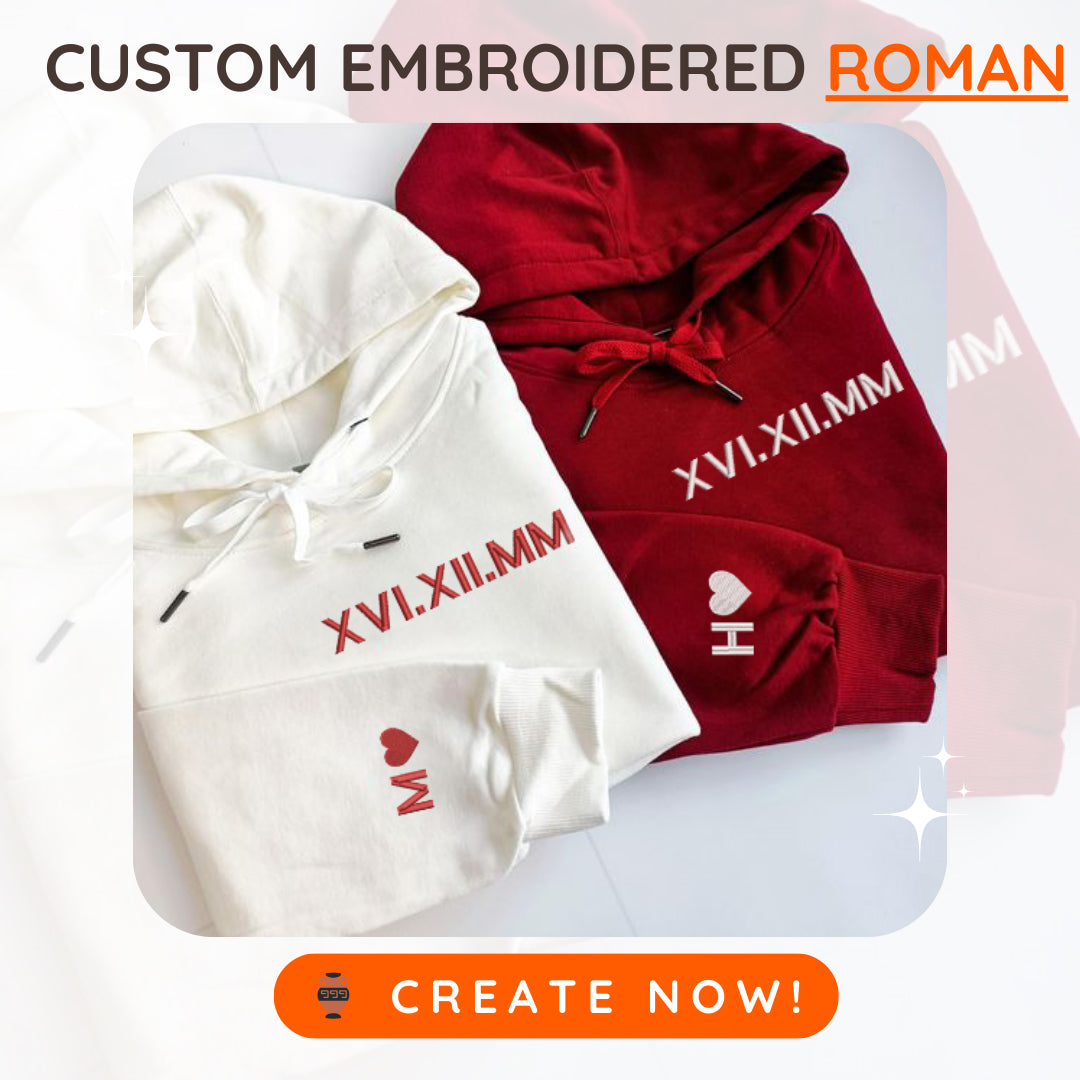 Custom Embroidered ROMAN