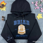 Briar U Hockey Embroidered Sweatshirt – College Romance Crewneck, BookTok Gift