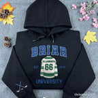 Briar U Hockey Embroidered Sweatshirt – College Romance Crewneck, BookTok Gift
