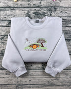 Embroidered The Lord Of The Rings Sweatshirt, The Shire Sweatshirt, Hobbit Lovers Gift, Tolkien Aragorn, Fantasy Book Lover, Bookworm Shirt