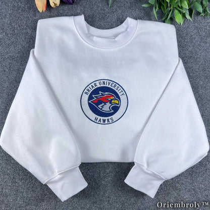 Briar University Hawks Di Laurentis 66 Embroidered Sweatshirt – Hockey Romance Crewneck