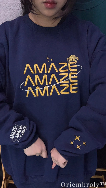 Project Hail Mary AMAZE Rocky Hoodie – Sci-Fi Embroidered Space Sweatshirt