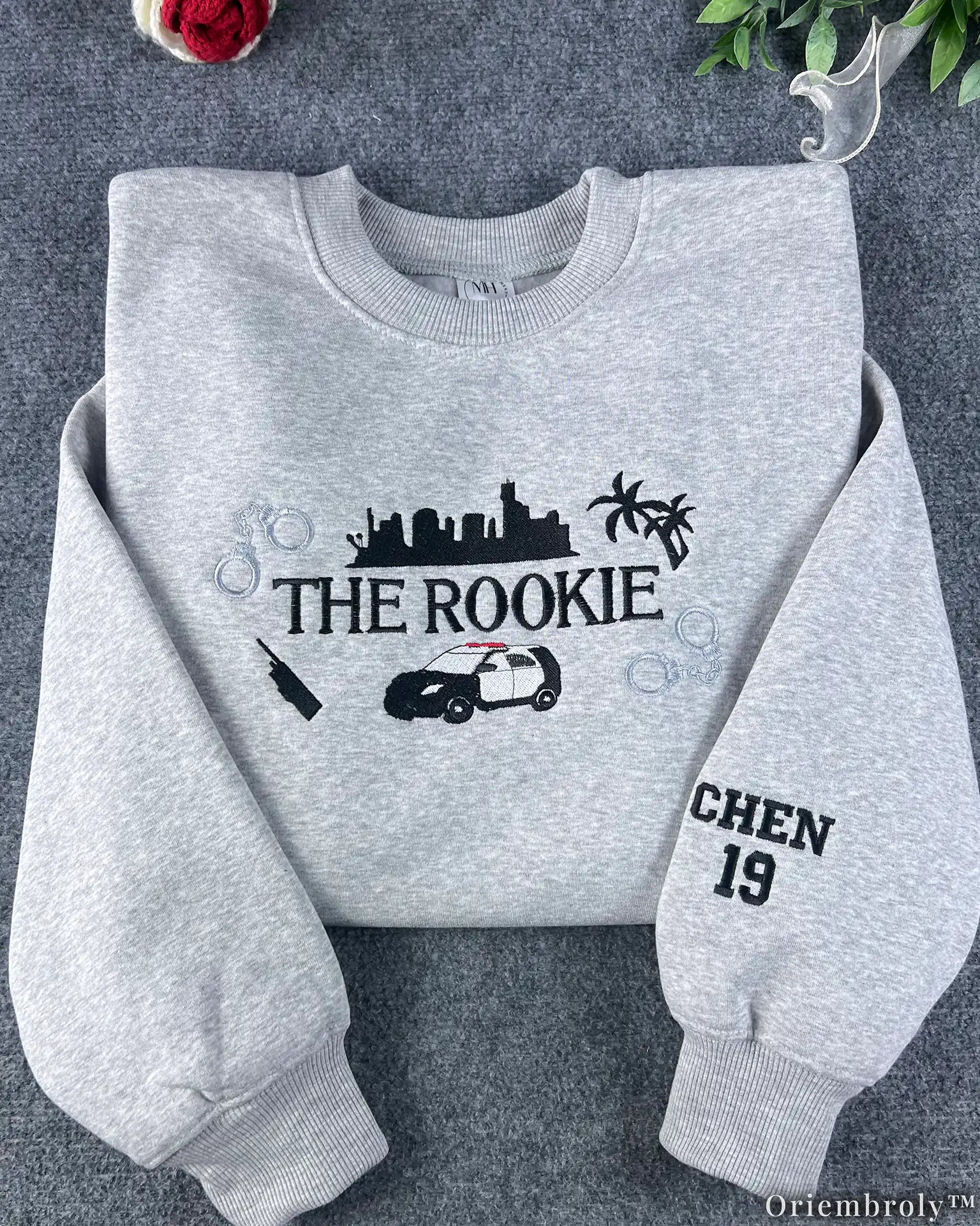 The Cop Show Inspired Embroidered Sweatshirt