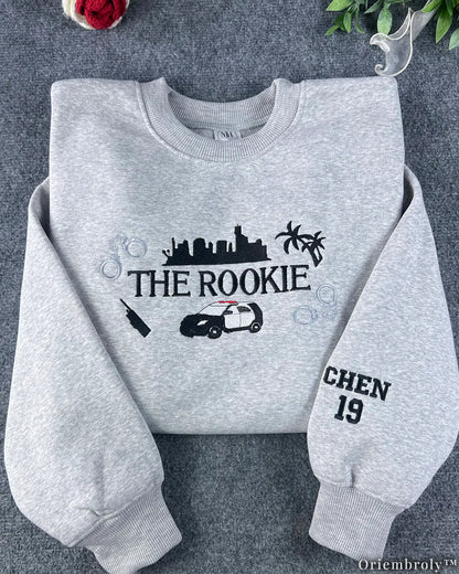 The Cop Show Inspired Embroidered Sweatshirt