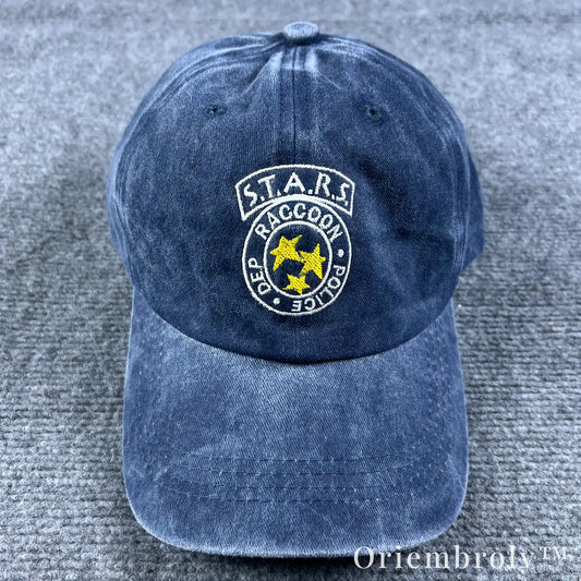 S.T.A.R.S Reprint Edition Inspired Embroidered Vintage Washed Dad Hat – Tactical Minimal Statement Cap