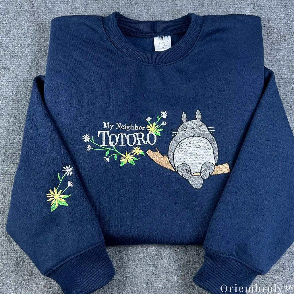 My Neighbor Totoro Embroidered Sweatshirt
