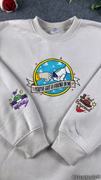 Friendship To Infinity Crewneck - Cowboy Space Ranger Patch