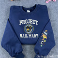 Project Hail Mary Embroidered Hoodie – Rocky Eridian Sci-Fi Bookish Sweatshirt