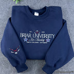 Briar University Hockey Embroidered Sweatshirt – Off Campus Romance Crewneck