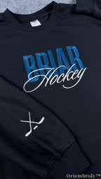 Briar University Embroidered Sweatshirt and Hoodie