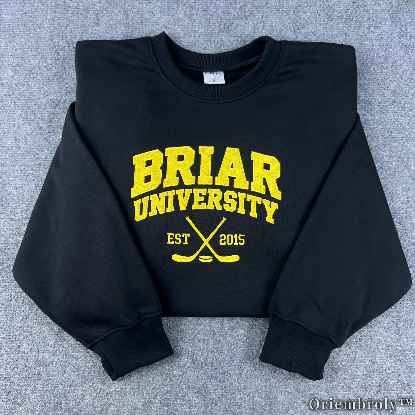 Briar University Di Laurentis 66 Embroidered Sweatshirt – Hockey Romance Crewneck