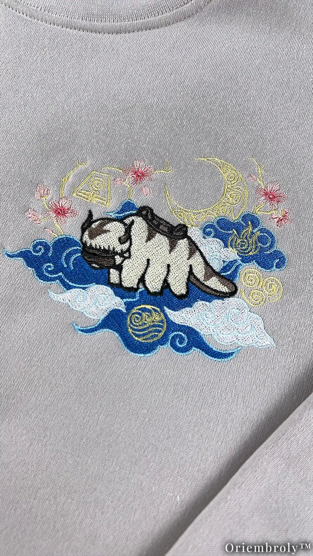 Bookish Avatar Spirit Sweater - Appa Eastern Art Embroidery