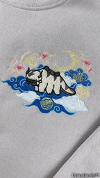 Bookish Avatar Spirit Sweater - Appa Eastern Art Embroidery