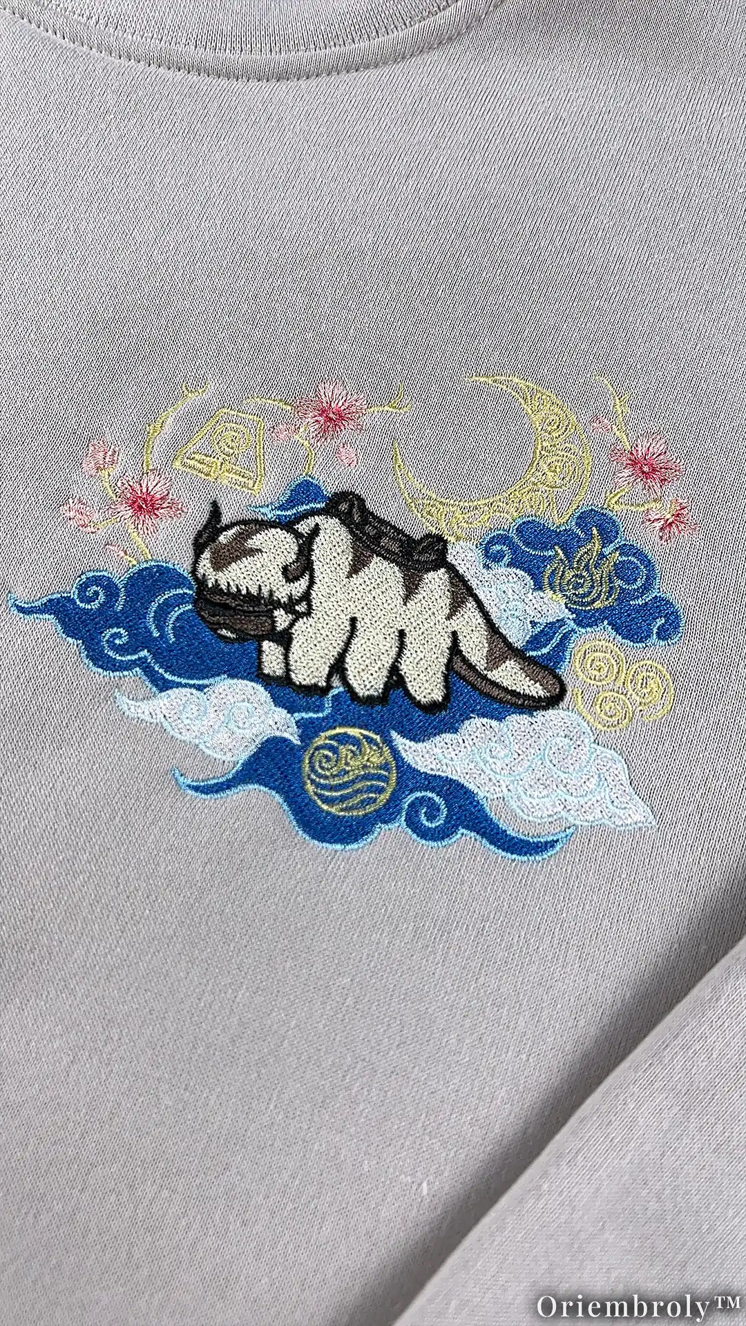 Bookish Avatar Spirit Sweater - Appa Eastern Art Embroidery
