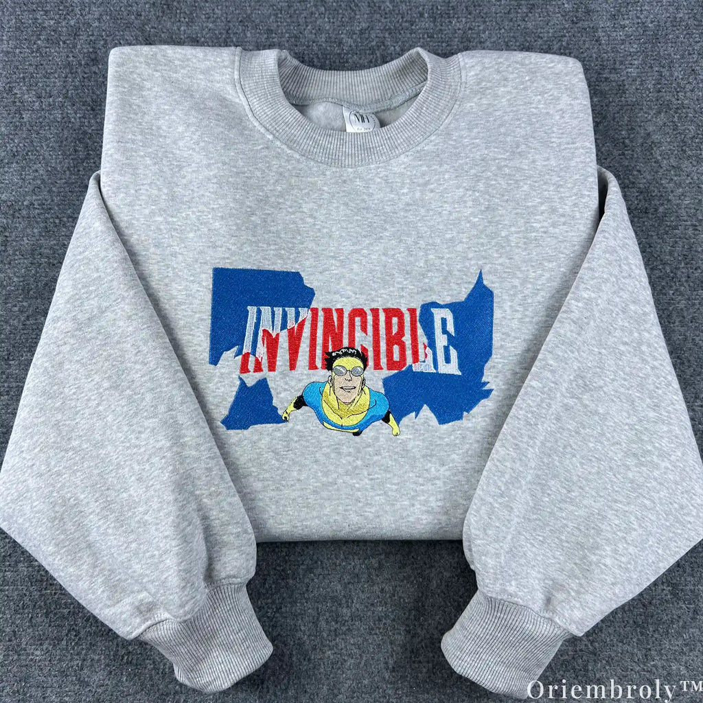 Minimal Hero Embroidered Sweatshirt