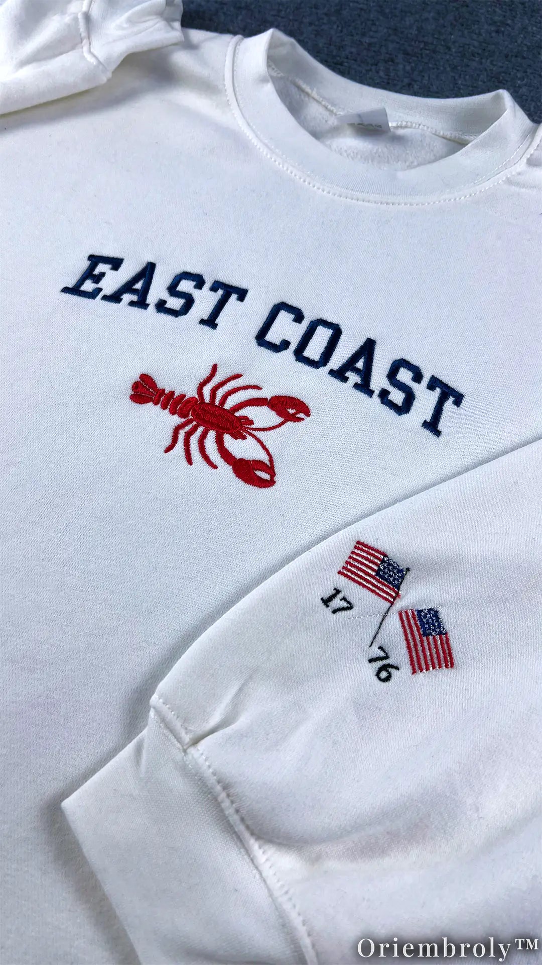 East Coast Crewneck - Coastal Town Aesthetic