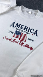 America 1776-2026 Collegiate Sweater - Sweet Land of Liberty