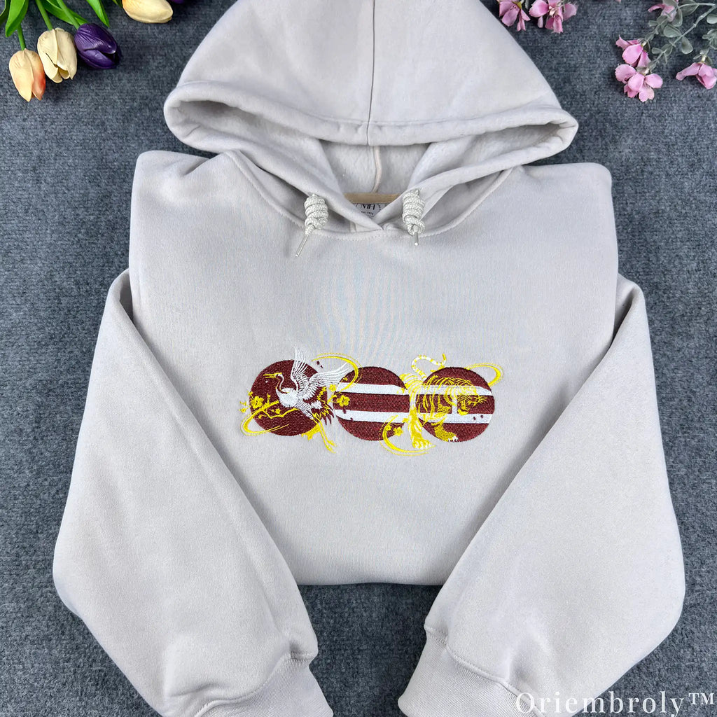 BTS Suga Agust D Daechwita Embroidered Hoodie – Kpop Streetwear Grey Sweatshirt