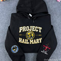 Project Hail Mary x Cowboy Bebop Embroidered Hoodie – Space Cowboy Anime Sweatshirt