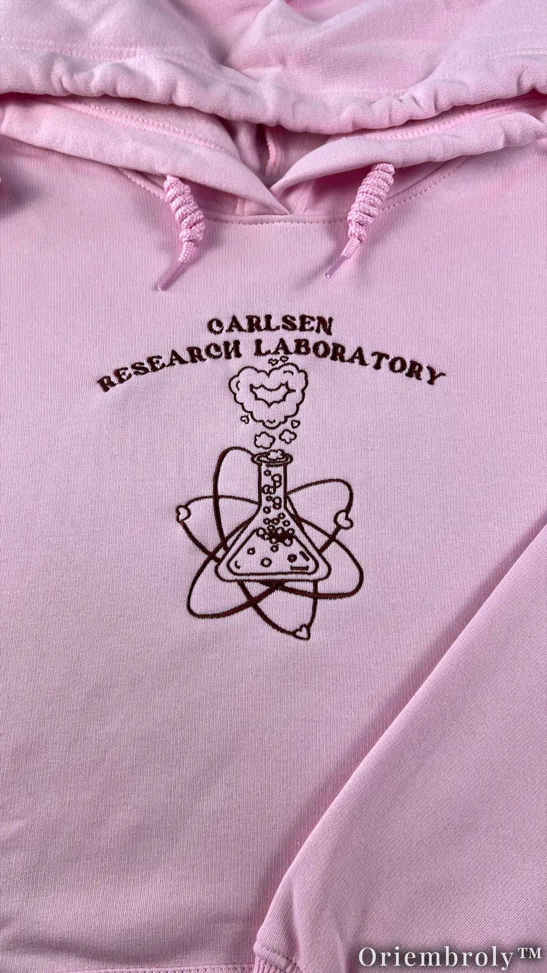 Research Laboratory Embroidered Hoodie | STEM Academia Fleece Hoodie for Science Lovers