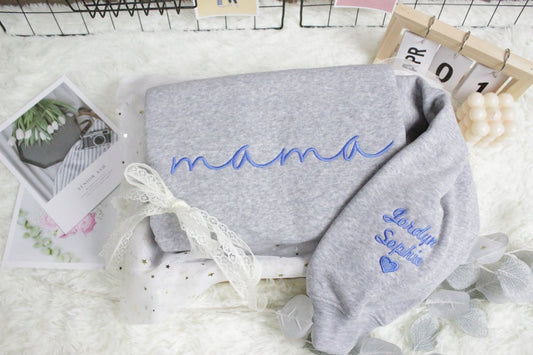 Mama embroidered sweatershirt