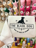 The Black Dog Tortured Poets Department Embroidered Sweatshirt