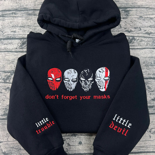 Devil's Night Four Horseman Embroidered Sweatshirt | Will Grayson Sweatshirt | Devil's Night by Penelope Douglas