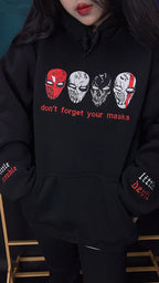 Devil's Night Four Horseman Embroidered Sweatshirt | Will Grayson Sweatshirt | Devil's Night by Penelope Douglas