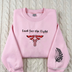 The Last of Us Firefly Embroidered Sweatshirt – Ellie Tattoo Crewneck, Look for the Light
