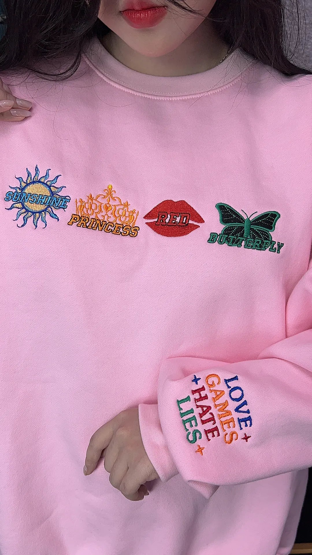 Twisted Series Embroidered Sweatshirt | Book Merch, Booktok Gift for Romance Readers & Book Lovers