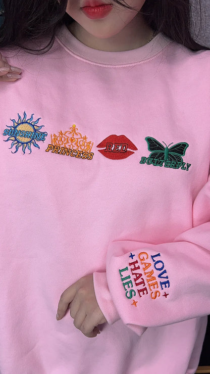 Twisted Series Embroidered Sweatshirt | Book Merch, Booktok Gift for Romance Readers & Book Lovers