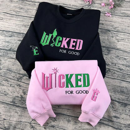 Fantasy Duo Embroidered Sweatshirt – Musical & Broadway Inspired Gift