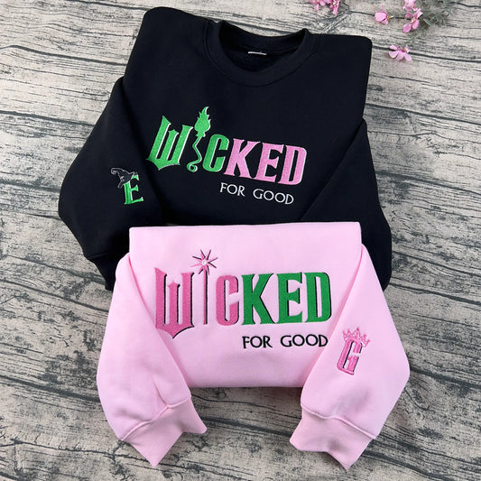 Fantasy Duo Embroidered Sweatshirt – Musical & Broadway Inspired Gift