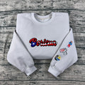 Boricua Embroidered Sweatshirt – Puerto Rican Heritage Crewneck, Cultural Pride Shirt, Island Roots Apparel