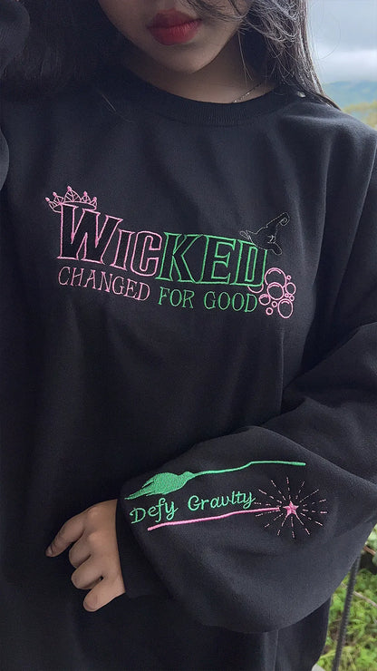 Wicked 2025 Embroidered Sweatshirt