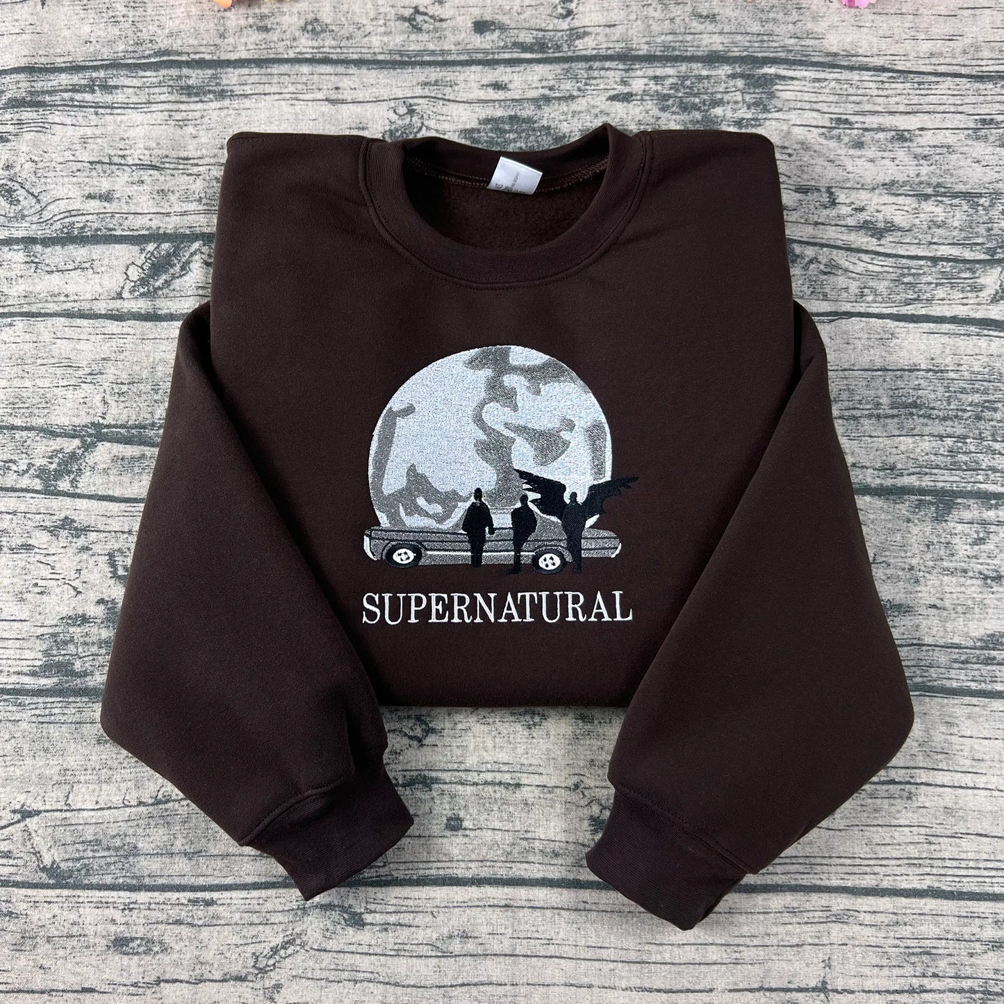 Supernatural Embroidered Sweatshirt –  Hoodie | Unisex Supernatural Merch Gift