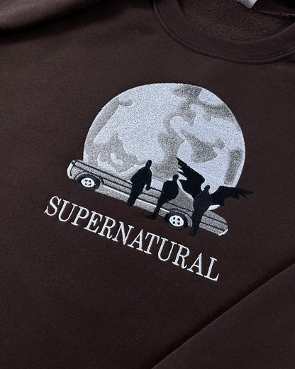 Supernatural Embroidered Sweatshirt –  Hoodie | Unisex Supernatural Merch Gift